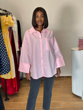 Load image into Gallery viewer, Pink maxi shirt
