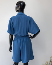 Load image into Gallery viewer, Blue mini playsuit
