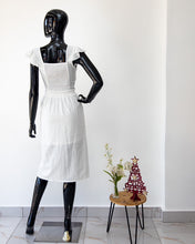 Load image into Gallery viewer, White soft linen midi two piece
