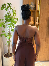Load image into Gallery viewer, Brown corset two piece
