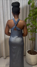 Load image into Gallery viewer, Denim bodycon maxi dress
