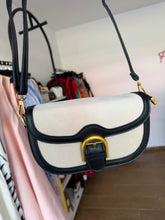 Load image into Gallery viewer, Black and cream mini bag
