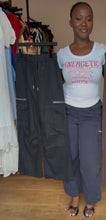 Load image into Gallery viewer, Blue cargo pants
