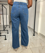 Load image into Gallery viewer, Blue palazzo Jeans
