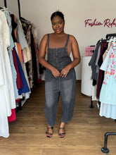 Load image into Gallery viewer, Ash denim pinafore
