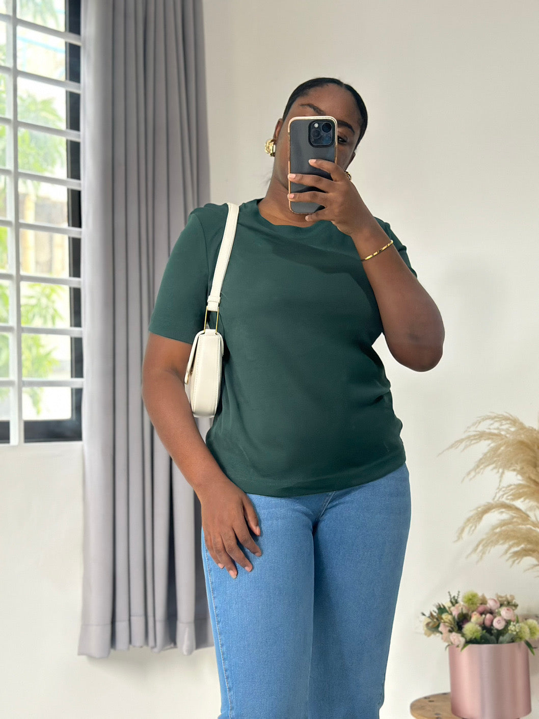 Green cotton Tshirt