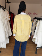 Load image into Gallery viewer, Yellow striped longsleeves shirt
