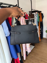 Load image into Gallery viewer, Black mini gold detail bag
