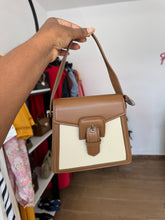 Load image into Gallery viewer, Brown two tone mini bag
