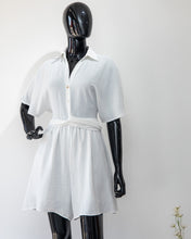 Load image into Gallery viewer, White mini playsuit
