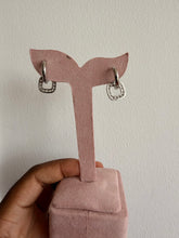Load image into Gallery viewer, Silver mini drop earrings
