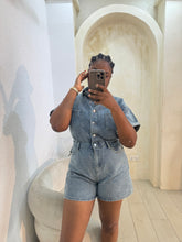 Load image into Gallery viewer, Denim playsuit
