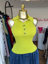 Load image into Gallery viewer, Lemon ribbed top
