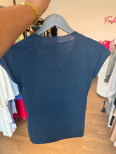 Load image into Gallery viewer, Stretchy ribbed scoop neck top
