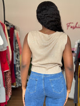 Load image into Gallery viewer, Grey jeweled sleeveless top
