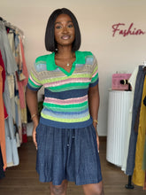 Load image into Gallery viewer, Multi colored polo top
