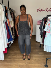 Load image into Gallery viewer, Ash denim pinafore
