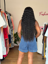Load image into Gallery viewer, Deep blue denim shorts
