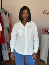 Load image into Gallery viewer, White longsleeves shirt.
