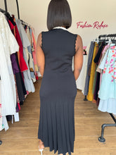 Load image into Gallery viewer, Black and white maxi dress
