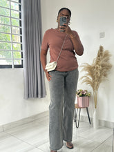 Load image into Gallery viewer, Brown cotton tshirt
