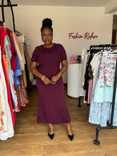 Load image into Gallery viewer, Mauve short sleeve two piece
