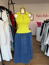 Load image into Gallery viewer, Lemon ribbed top
