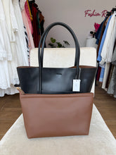 Load image into Gallery viewer, Black maxi tote bag
