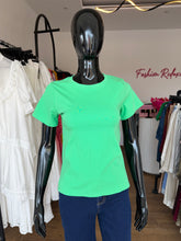 Load image into Gallery viewer, Light green stretchy Tshirt
