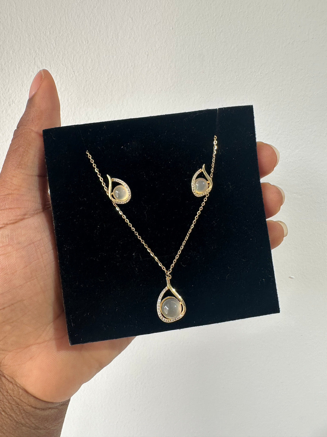 Marble gold set