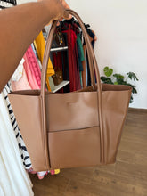 Load image into Gallery viewer, Brown maxi tote bag
