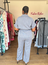 Load image into Gallery viewer, Grey woven two piece

