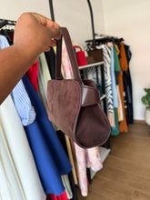 Load image into Gallery viewer, Brown suede mini bag
