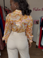 Load image into Gallery viewer, Cream wide leg trousers
