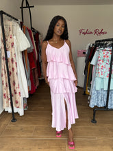 Load image into Gallery viewer, Pink maxi sleeveless dress
