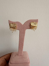 Load image into Gallery viewer, Gold encrusted studs
