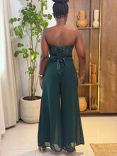 Load image into Gallery viewer, Green corset two piece
