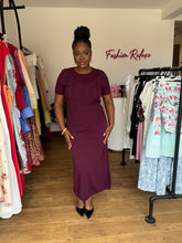 Load image into Gallery viewer, Mauve short sleeve two piece
