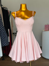 Load image into Gallery viewer, Pink mini flair dress
