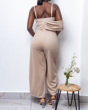 Load image into Gallery viewer, Nude frill jumpsuit
