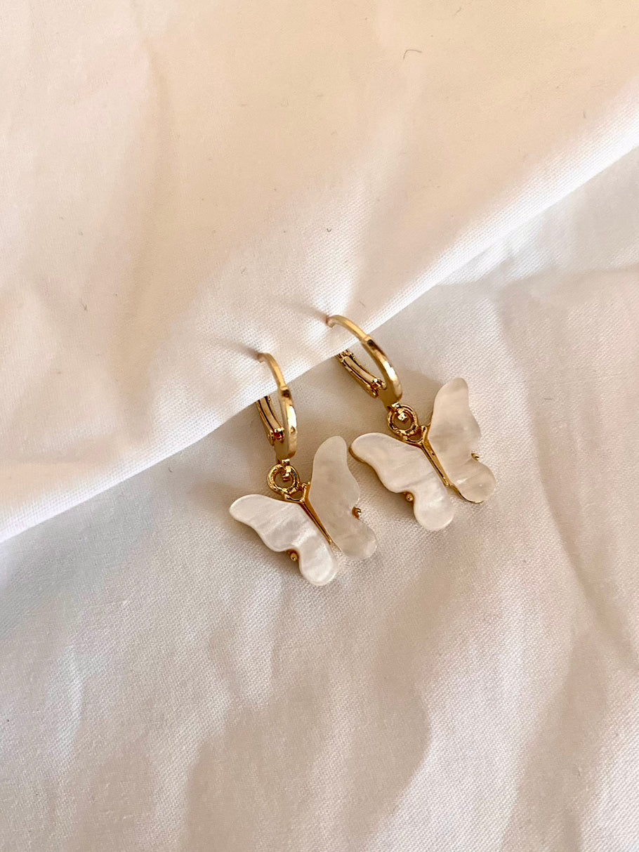 Gold butterfly Huggies